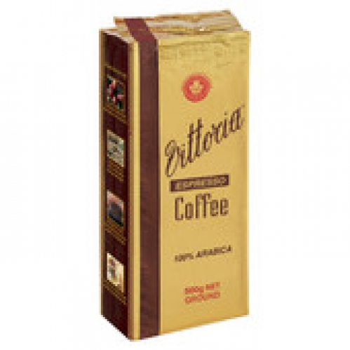 Vittoria Coffee Espresso Ground Coffee 500g