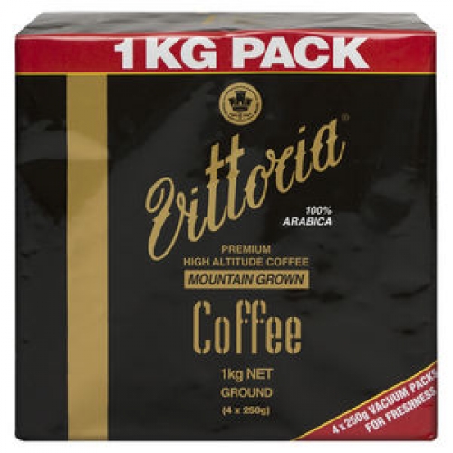 Vittoria Coffee Mountain Grown Ground Coffee 1kg