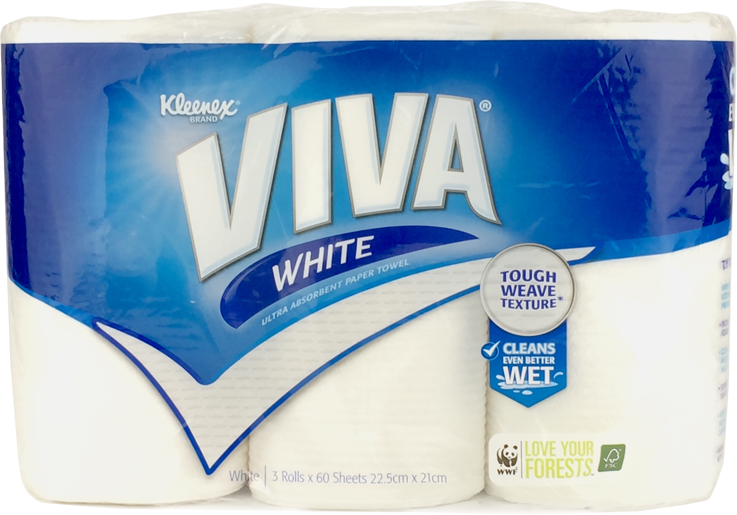 Viva White Paper Towels 3 pack