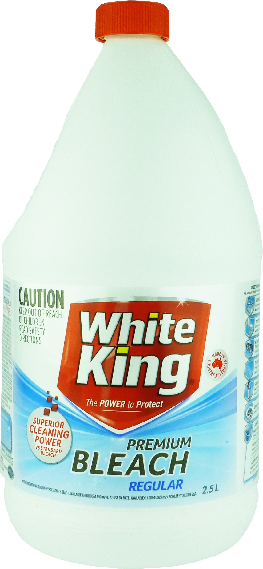 White King All Purpose Regular Bleach 2.5L