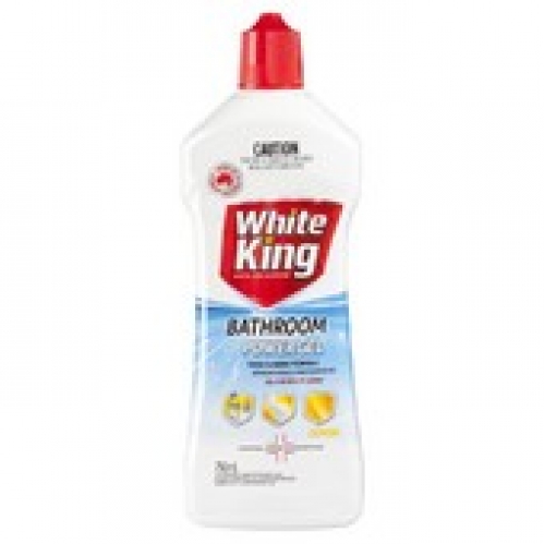White King Lemon Bathroom Power Gel Cleaner 750mL