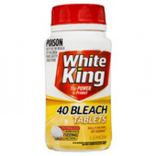 White King Lemon Bleach Tablets 40 Pack 160g