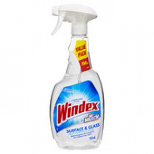 Windex Multi Surface & Glass Cleaner Trigger Pack 750mL